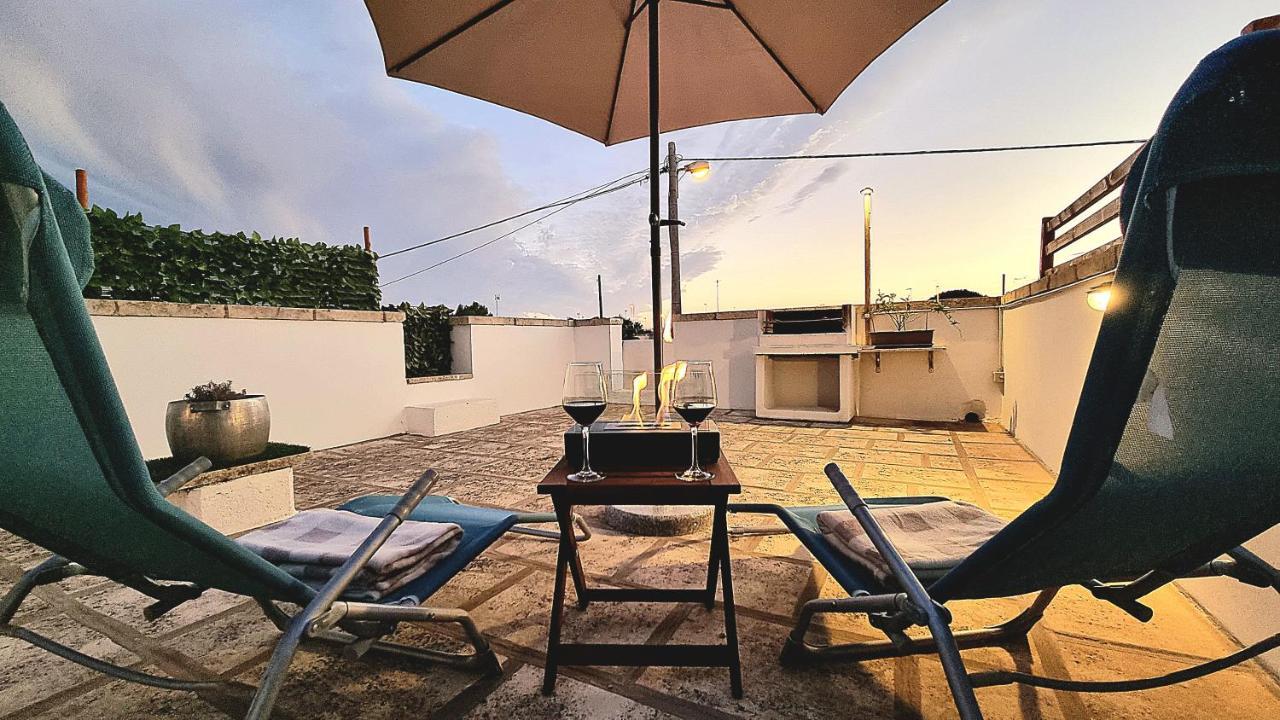 La Terrazza Dei Nonni Torre Specchia Ruggeri Exterior foto