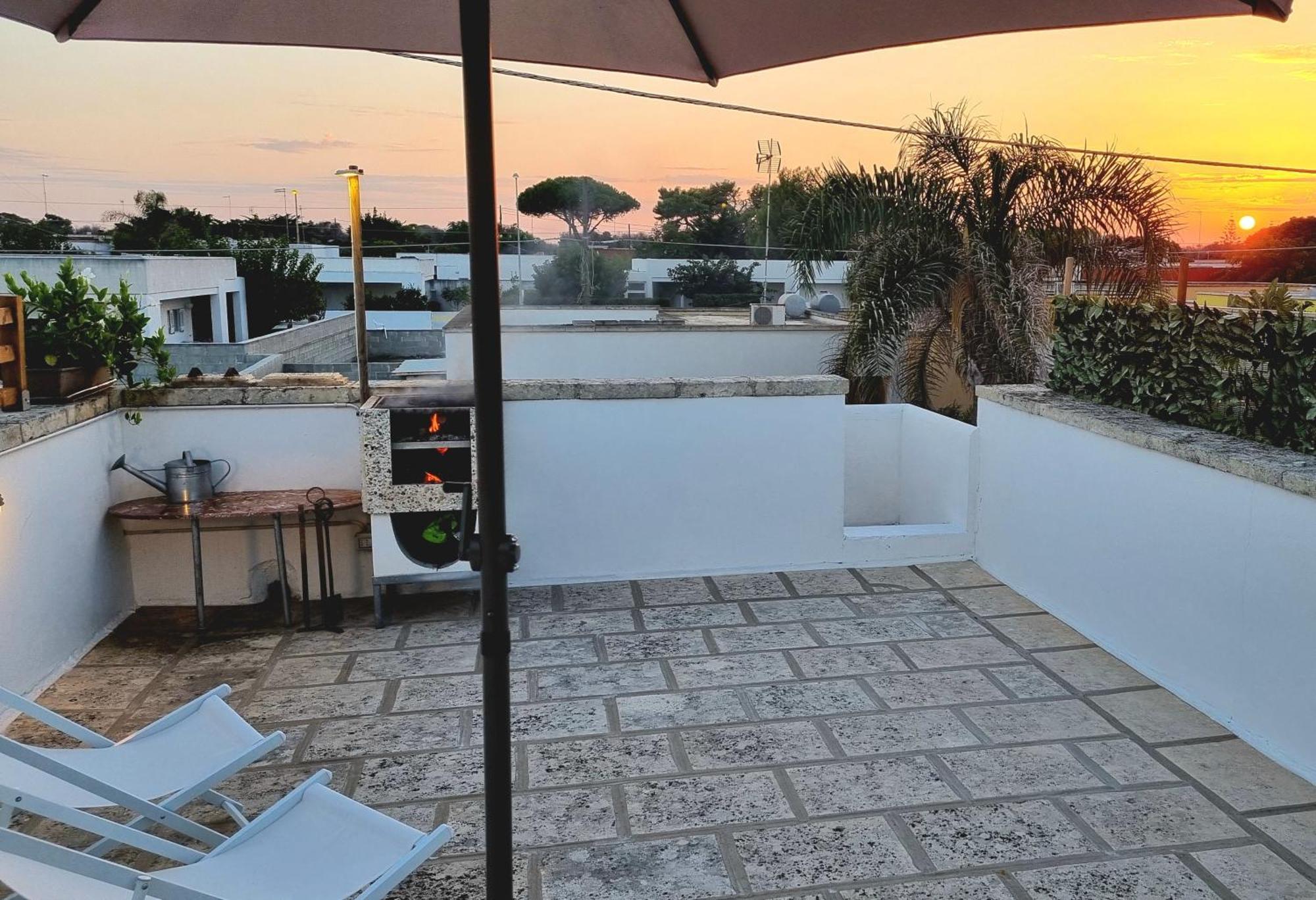 La Terrazza Dei Nonni Torre Specchia Ruggeri Exterior foto